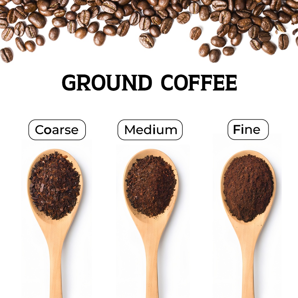 Ground Coffee sizes